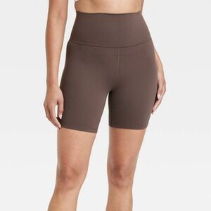 All in Motion Women's Brown Bike Shorts